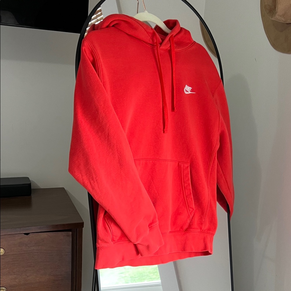 Nike Bright Red Pullover Hoodie